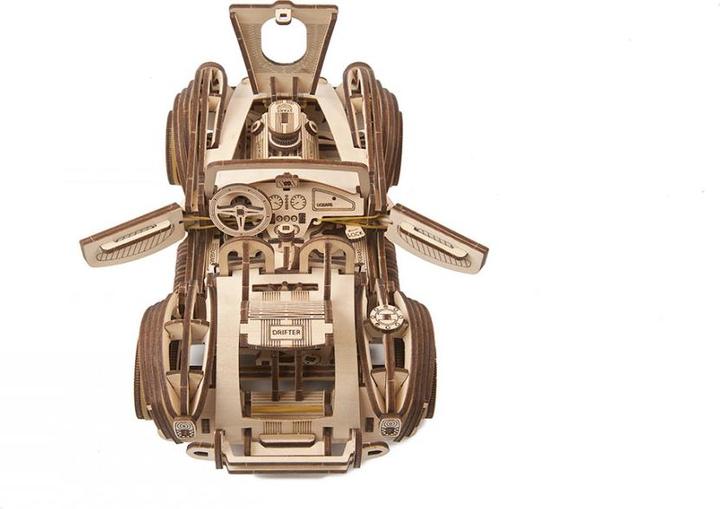 Actual product image Ugears Cobra Drift race car