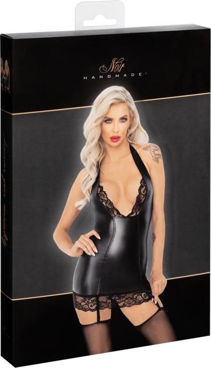 Produktbild Noir Handmade Powerwetlook-Minikleid (L)