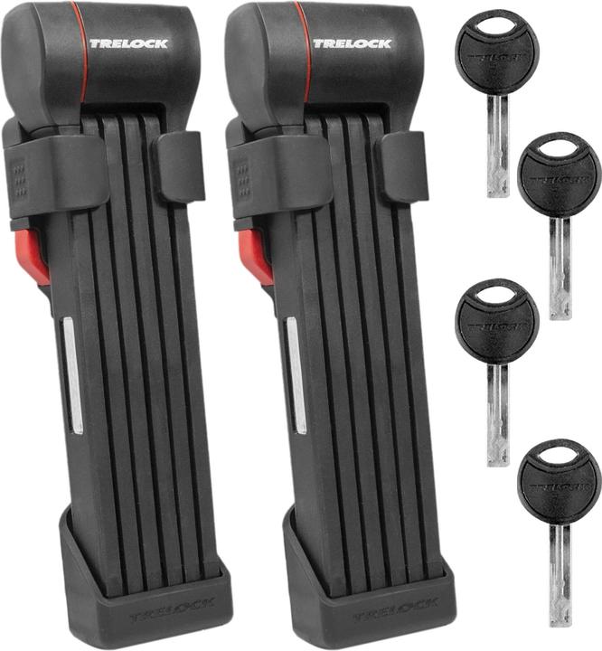 Produktbild Trelock Faltschloss FS 480/100 COPS X-PRESS TWIN Set (100 cm)
