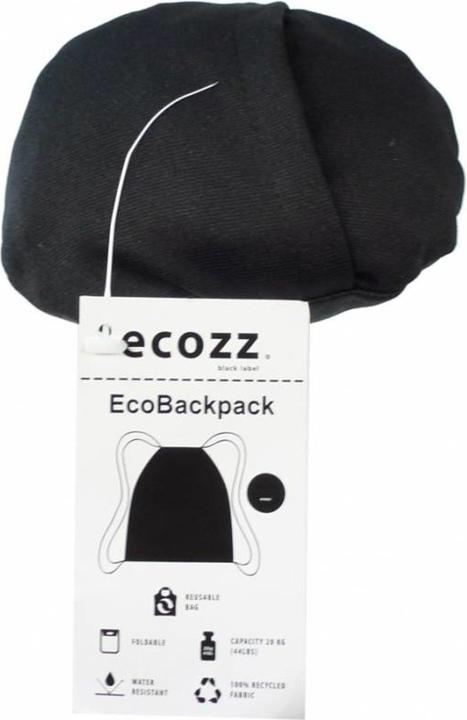Immagine prodotto Ecozz Zaino ecologico pieghevole, quadretti neri (15 l)