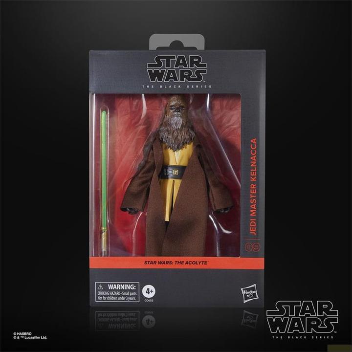 Immagine prodotto Hasbro Star Wars: The Acolyte Black Series Actionfigur Jedi Master Kelnacca 15 cm