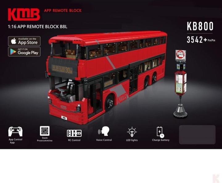 Actual product image Mould King Double-decker bus - Limited Edion