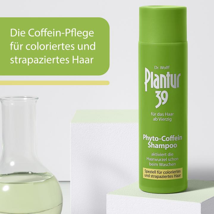 Immagine prodotto Plantur 39 Shampoo alla caffeina, specialmente per capelli colorati e danneggiati (250 ml, Shampoo liquido)