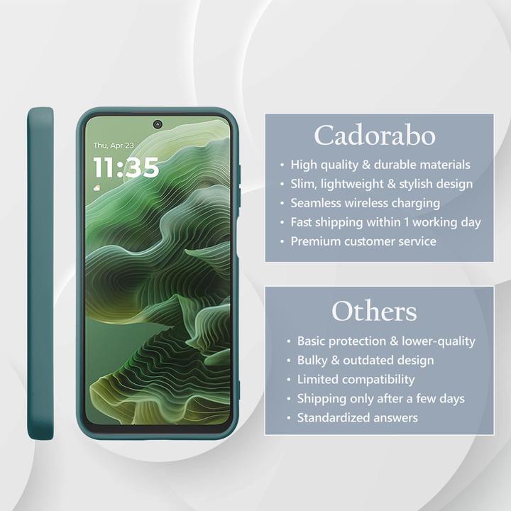 Immagine prodotto Cadorabo Custodia per Motorola Moto G35 TPU Liquid Silicone Case (Motorola Moto G35)