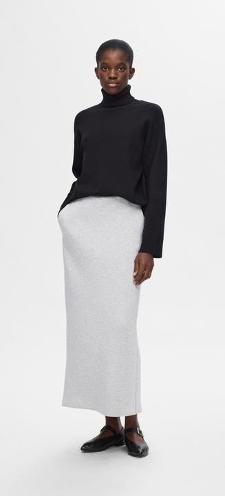 Actual product image Selected Femme Midi skirt made from sweatshirt fabric (M)