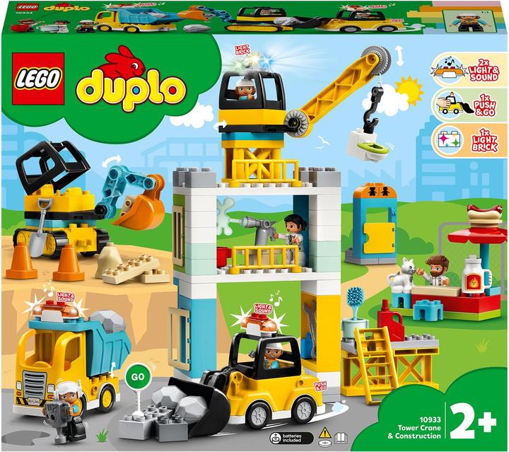 Actual product image LEGO Large construction site with light and sound (10933)