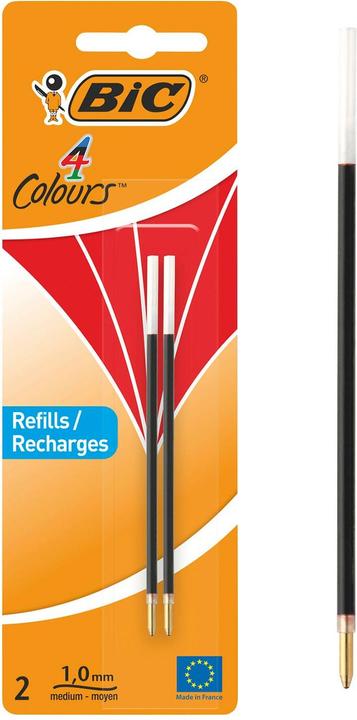 Actual product image Bic Ballpoint refill ® 4 Colours®, 0.4 mm, red (Refill unit, Red, 0.40 mm)