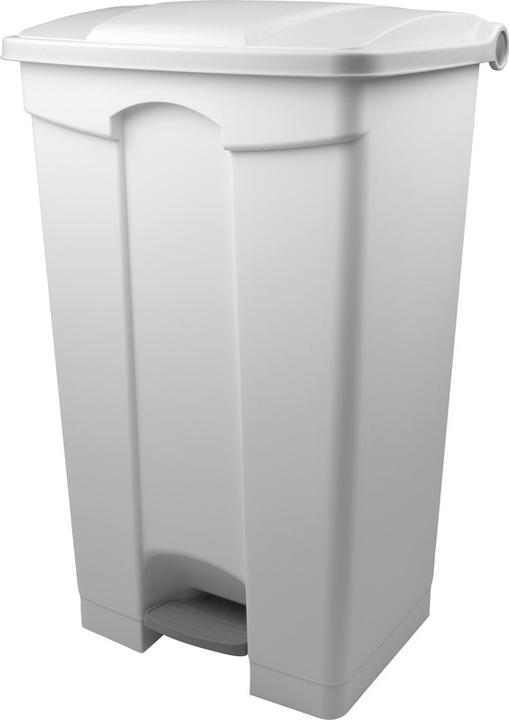 Produktbild Helit Papierkorb 18 l H331xØ315 mm mit Griffrand Kunststoff lichtgrau (18 l)
