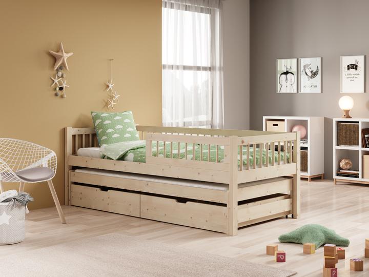 Image du produit ADRK Furniture Lit d'enfant Orio avec matelas (200cm x 90cm)