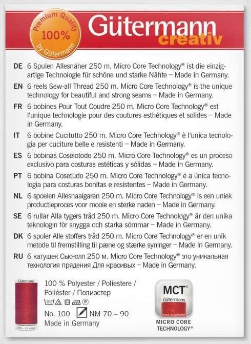 Image du produit Gütermann Set 6x tout couture 250m (250 m)