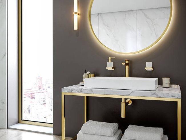 Produktbild hansgrohe Talis E Waschtischmischer (polished gold optic)