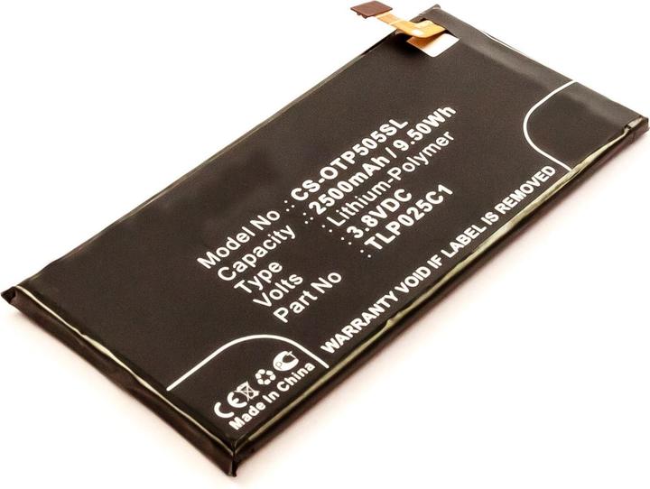 Image du produit AGI 56445 - Batterie/accumulateur - Alcatel - noir - Lithium polymère (LiPo) - 2000 mAh - -