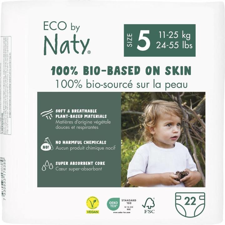 Image du produit Naty Couche bio (Taille 5, Pack, 22 pièce(s))