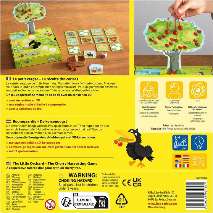 Image du produit Haba Le petit verger (Allemand, Anglais, Français, Italien, Néerlandais)