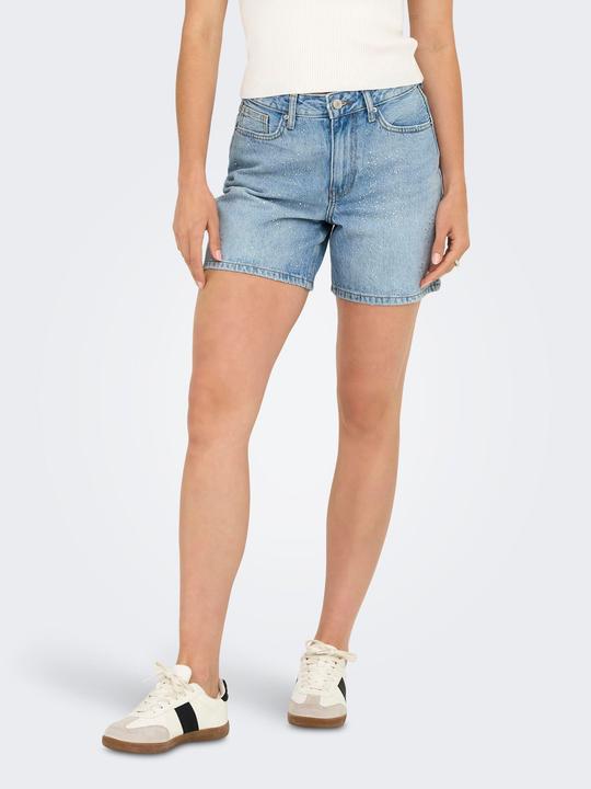Image du produit Only ONLJOSE Hohe Taille Normal geschnitten Jeans-Shorts Jeans-Shorts (XS)