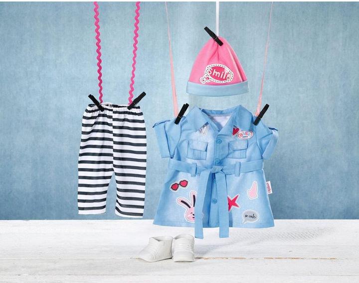 Actual product image Zapf Creation Zapf 835258 BABY born Deluxe Jeans Dress 43cm