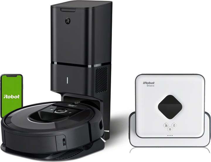 iRobot Roomba i7+ and Braava 390t