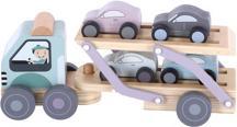 Actual product image Jipy Car transporter wood plain colour