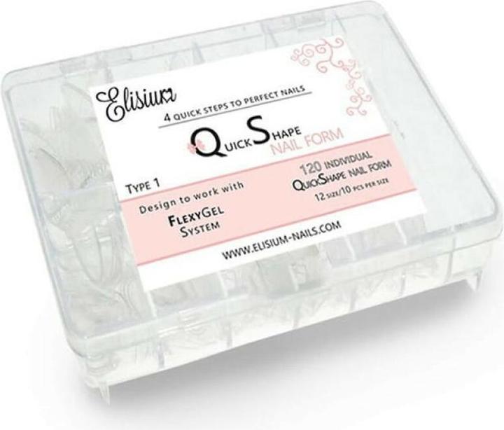 Immagine prodotto Elisium Formine per unghie Quick Shape Tipo 1 per l'allungamento delle unghie 120 pz.