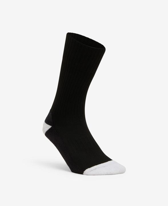 Kipsta Damen/Herren Handball Socken Mid - H500 1 Paar schwarz/weiss (39, 42)