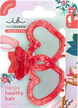 Invisibobble Clipstar M Oasis Lover's Nest Heart Shaped Hair Clip Stylish (1 pz.)