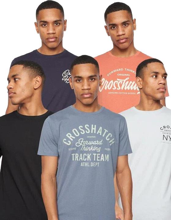 Produktbild Crosshatch Brandax TShirt (5erPack) (S)