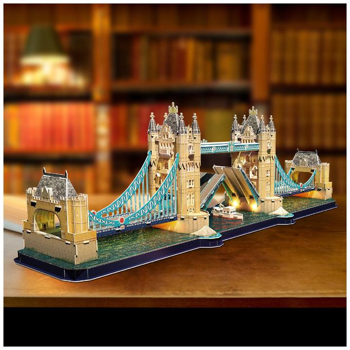 Actual product image Van der Meulen 3d Puzzle Tower Bridge LED (222 pieces)