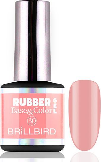 Produktbild BrillBird Rubber Gel Base&Coral #30 8ml (UV-Gel Lack)