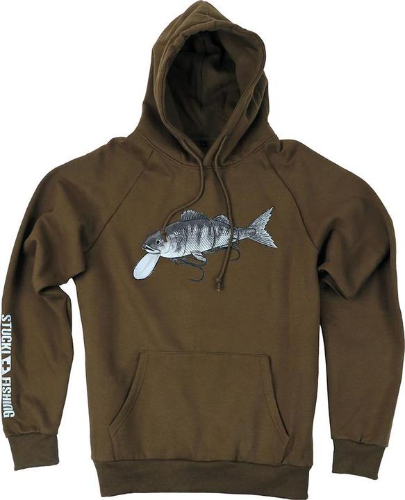 Stucki Fishing Because Fanatics Hoodie Olive