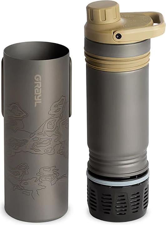 Actual product image Grayl UltraPress Purifier Titanium Bottle Desert Tan (0.50 l)