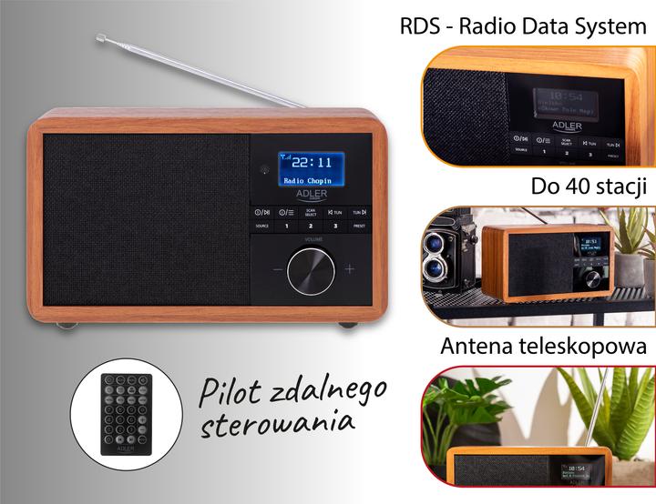 Immagine prodotto Adler AD 1184 (FM, DAB, AM, Bluetooth)