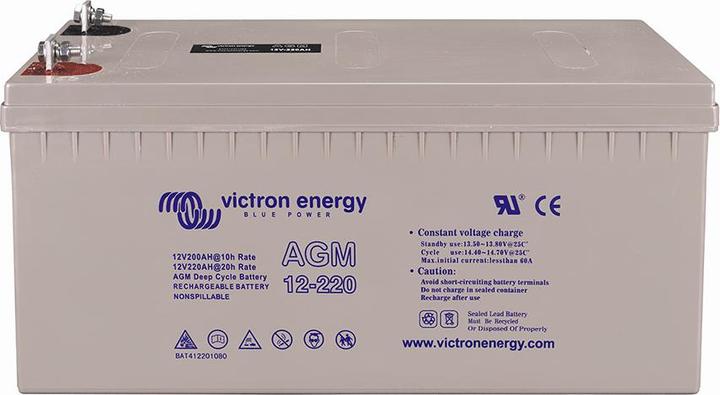 Actual product image Victron Energy AGM Deep Cycle Battery (12 V, 220 Ah)