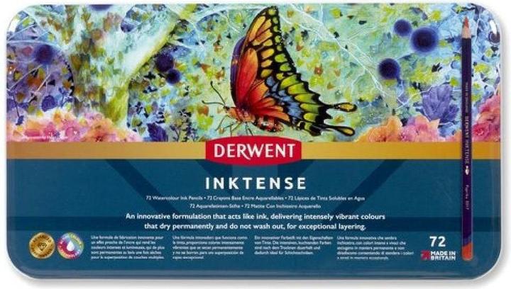 Produktbild Derwent Inktense Permanent Aquarellstifte (Mehrfarbig, 72 x)