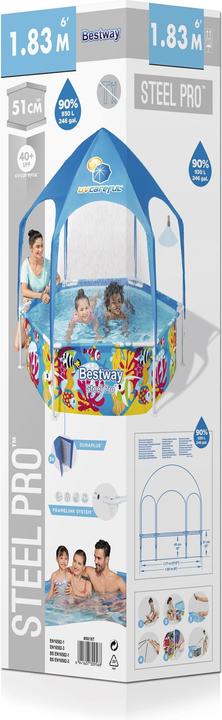 Actual product image Bestway Splash-in-Shade Play Pool 183x51cm