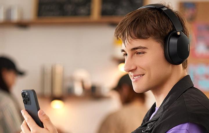 Actual product image Ugreen HiTune Max 5C Wireless Headphones, Hybrid ANC, Bluetooth 5.4 (black) (ANC, 75 h, Wireless)