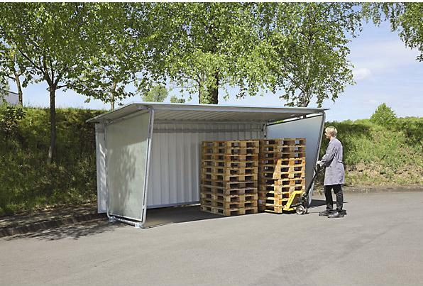 Image du produit kaiserkraft Paroi arrière pour abri de toit plat