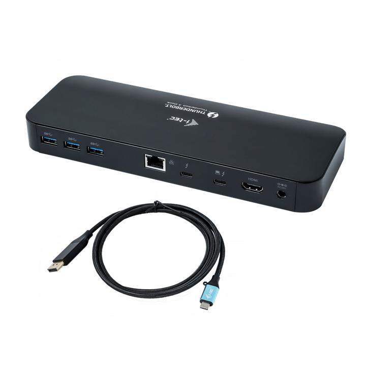 Image du produit i-tec Thunderbolt 3 Dual Dock (Thunderbolt, 5 Ports)
