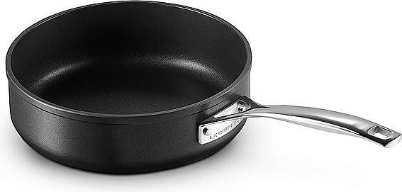 Produktbild Le Creuset 51110240010002 Aluminium-Antihaft Sautépfanne 24cm, Anthrazit/Silber (24 cm, Pfannenset + Topfset, Aluminium)