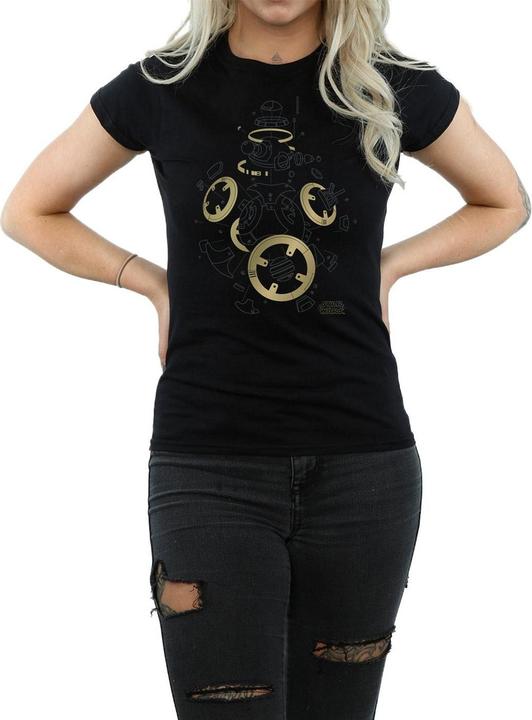 Immagine prodotto Star Wars The Last Jedi BB-8 Deconstructed Maglietta Donna (S)