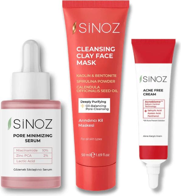 Image du produit Sinoz Akne-Kontroll-Kit: Das Komplettpaket für reine Haut