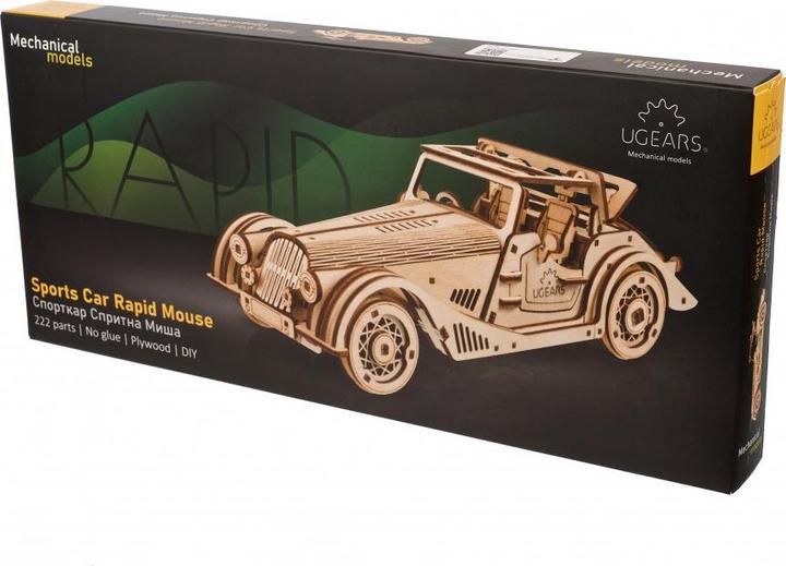 Produktbild Ugears 70202 Sports Car Rapid Mouse - Sports Car Rapid Mouse