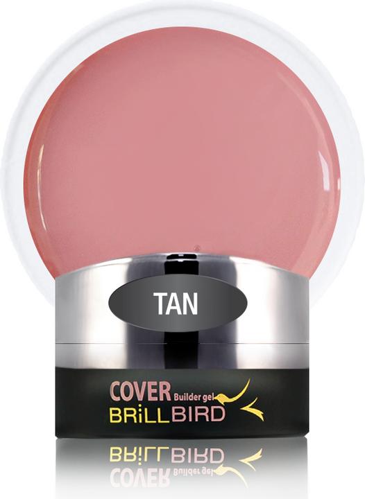 BrillBird Cover Pink gel TAN 50ml (Pink, Gel-Effekt Nagellack)