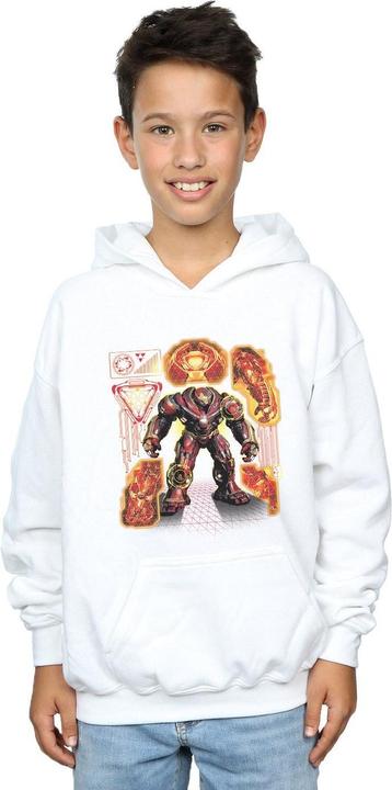 Produktbild Avengers Infinity War Hulkbuster Blueprint Kapuzenpullover Jungen (128)