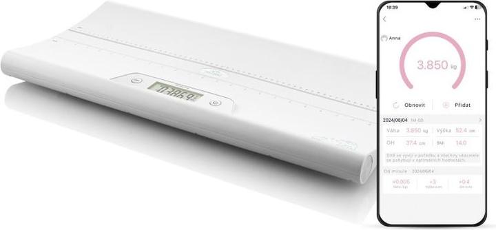 Actual product image ETA Baby Scale | 730690000 MIMI | Maximum weight (capacity) 20 kg | Accuracy 5 g | White (20 kg)
