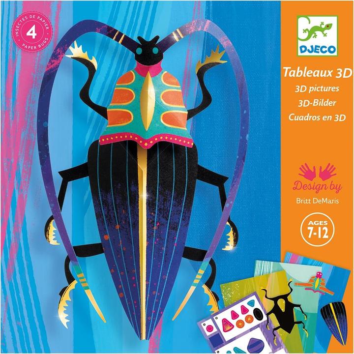 Actual product image Djeco 3D Images Paper Beetle