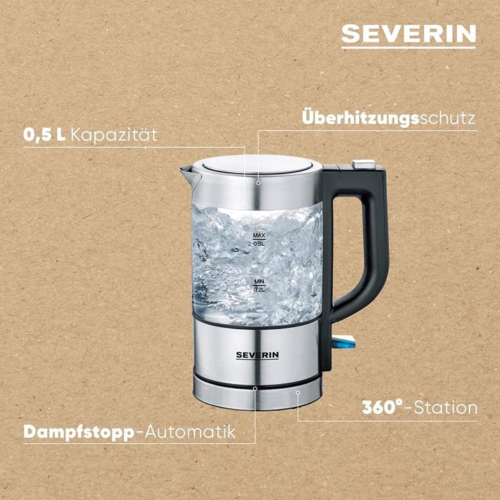 Immagine prodotto Severin Wasserkocher (0.50 l, Spina UE)