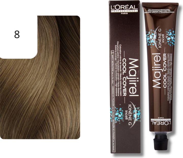 Actual product image L'Oréal Professionnel Majirel Cool Cover Hair Color (8 Light blonde)