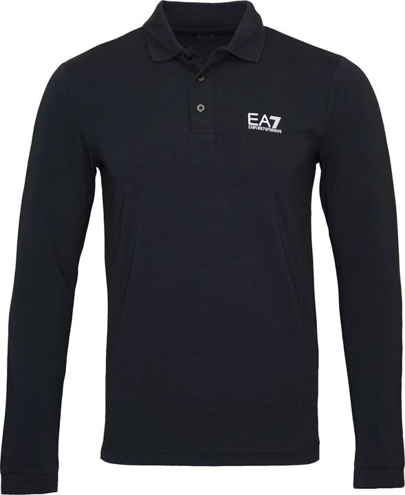 Emporio Armani EA7 Longsleeve Langarmshirt Polokragen (M)
