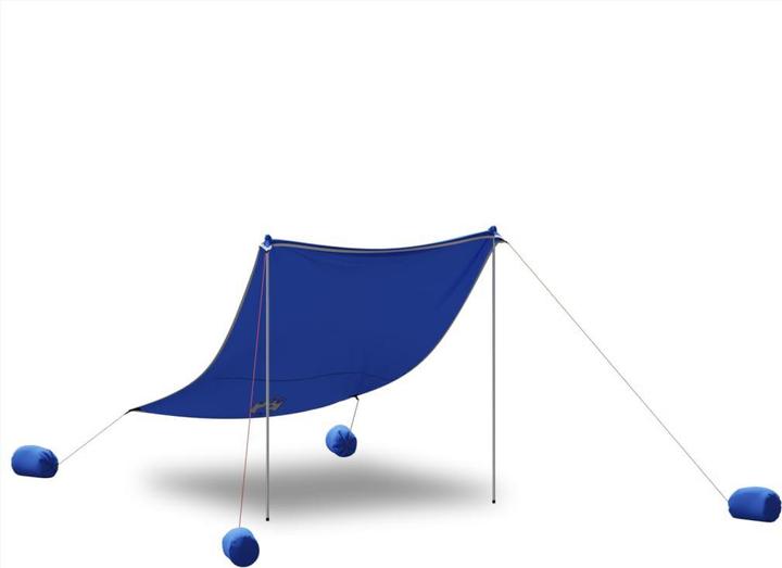 Image du produit VidaXL Tente d'ombrage de plage avec sacs de sable 214 x 236 cm (Tente de plage, 0.18 kg, 4 personnes)