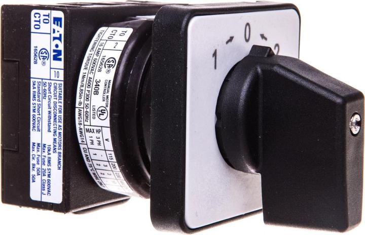 Produktbild Eaton T0-1-8214/E Umschalter 019863 Kont2 20A 2>0 1 45° tastend Einbau